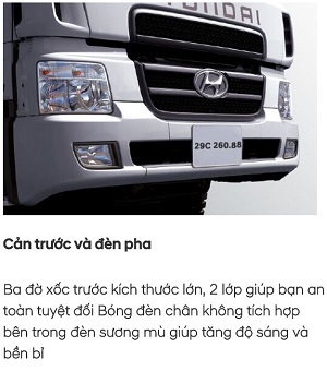 galang truoc xe tai hyundai hd320 4 chan